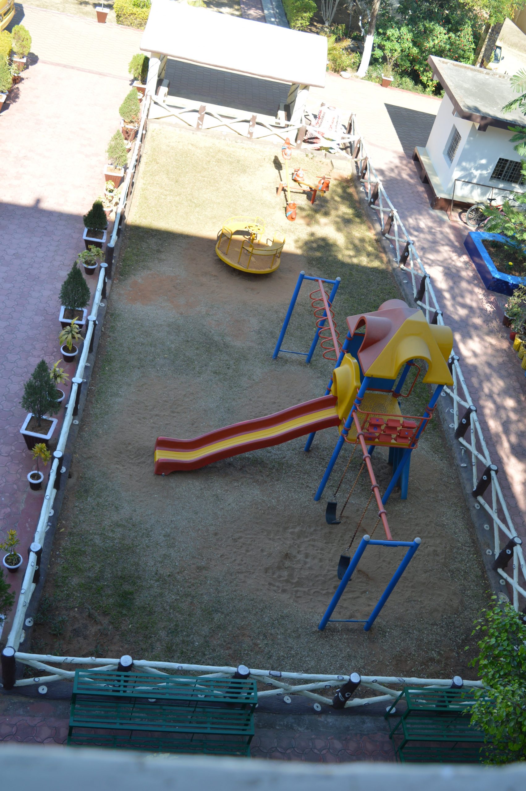 Separate play area for Pre Primary students